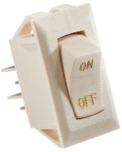 RV Designer Switch-Rckr 10A Ivor Gold-Text RVD S279