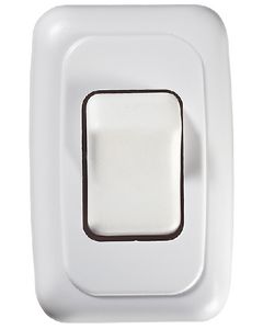 RV Designer Switch-Wall Single On-Off White RVD S531