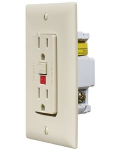 RV Designer GFCI Outlet-Dual W/Cvr Ivory RVD S803
