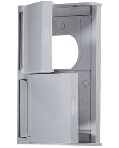 RV Designer Outlet Dual W-Cvr Grey RVD S901