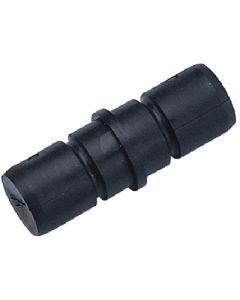 Sea-Dog Line Tube Connector-Black  1 Pr/Cd SDG 2733001
