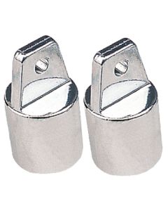 Sea-Dog Line Chrome Zinc Top Cap 7/8  2/Cd SDG 2761001