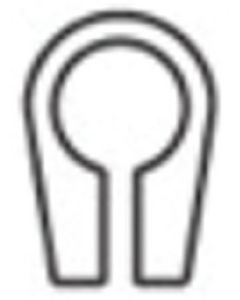 Sea-Dog Line Flag Pole Clips 1/2 SDG 3281901