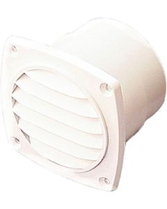 Sea-Dog Vent 4  Square W/Flange Wht Sdg 337415