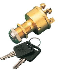 Sea-Dog Line Switch 3Pos Mag-Ignition Brass SDG 4203511