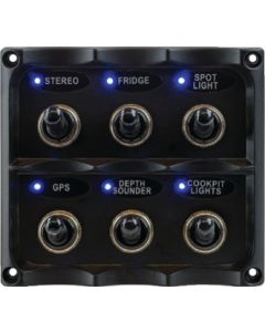 SEA-DOG LINE TOGGLE SWITCH(6) PANEL 424636-1
