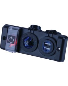 SEA-DOG LINE USB POWER SOCKET W/BREAKER
