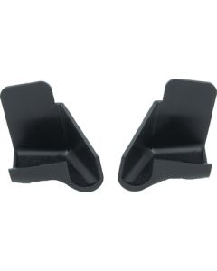 RAIN GUTTER SPOUT BLK