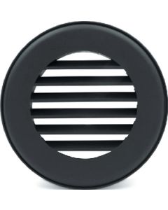 HEAT VENT 4 NO DAMPER BK