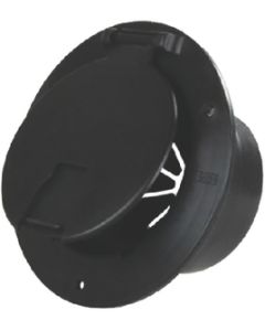 THETFORD ROUND ELECT CABLE HATCH BK