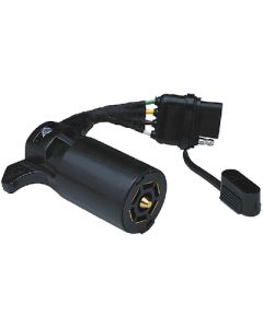 Hopkins 7-RV Blade To 4-Flat Trailer Wiring Adapter HOP 47365