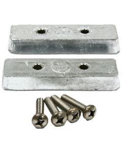 B&S anodes Trim Tab Kit 2 Anodes & Bolts BSM BSMBTKIT