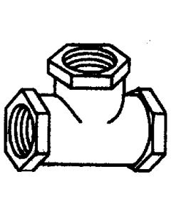 Brass Fittings Plastic Tee 3/4 MLM 28744W