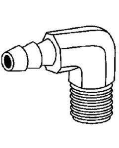 Brass Fittings Hose Barb Elbow 3/8 X 1/4 MLM 32041