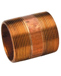 Brass Fittings 1-1/2 X Close Brass Pipe Nippl MLM 40140