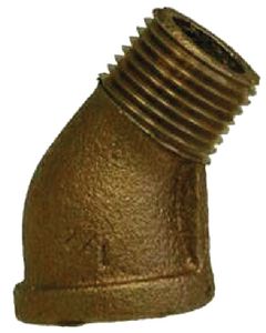 Brass Fittings 1-1/2 Bronze 45 Deg St Ell MLM 44207