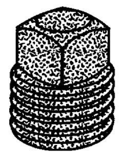 Brass Fittings Solid Sh Plug 3/8 Brass MLM 44672