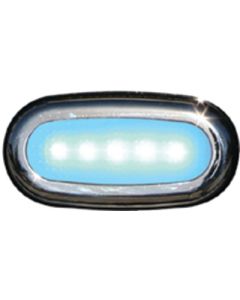 Scandvik 5LED Court Light SF SS Blue SVK 41362P