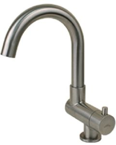 Scandvik Tap Folding J Spout Brushed Ss SVK 74125