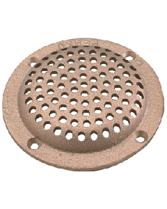 Perko 4" Round Bronze Strainer MADE IN THE USA 0086DP4PLB