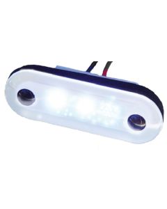 AQUA SIGNAL SANTIAGO 3-LED OVAL RED LEDFT 16403-7