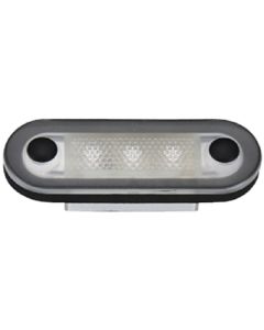 AQUA SIGNAL SANTIAGO 3-LED OVAL RED LEDFT 16423-7