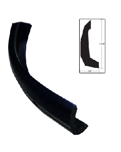 TACO Semi-Rigid Rub Rail Kit - Black w/No Insert - 30' V11-4135BKA30-3