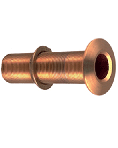 Perko 3/4" Thru-Hull Fitting w/Pipe Thread Bronze Extra Long - Max Hull 5" Thick 0348DP5PLB