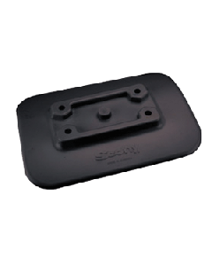 Scotty 341-BK Glue-On Mount Pad f/Inflatable Boats - Black 341-BK