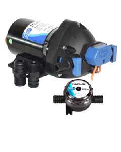 Jabsco Par-Max Shower Drain/General Purpose Pump - 3.5GPM-25psi-12VDC - w/Strainer
