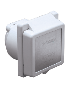 Marinco 301EL-B 30A Power Inlet - White - 125V 301EL-B