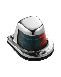 ATTWOOD BI-COLOR LIGHT 12V RED GREEN W/ STAINLESS HOUSING 66318-7