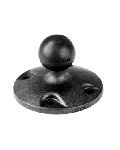 RAM Mount 2.5" Composite Round Base w/1" Ball