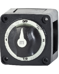 Blue Sea 6007200 Battery Switch Mini - 4 Position - Black