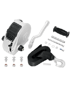 Fulton F2 Trailer Winch 1,600 lbs. - Single Speed w/Strap, Sharkskin Finish FW16000101