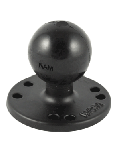 RAM Mount 2.5" Round Base w/0.31-18 Female Thread & 1.5" Ball - AMPs Pattern