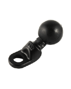 RAM Mount Motorcycle Base w/9mm Hole & 1" Ball