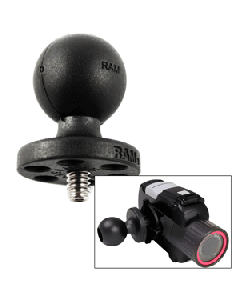 RAM Mount Composite 1" Ball w/1/4-20 Stud f/Cameras, Camcorders