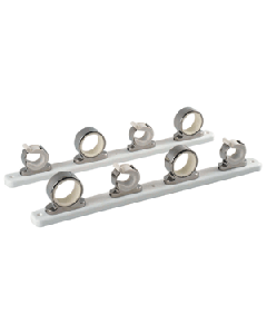 TACO 4-Rod Hanger w/Poly Rack - Polished Stainless Steel F16-2752-1