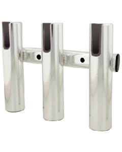 TACO 3-Rod Holder Rack - Brushed Aluminum