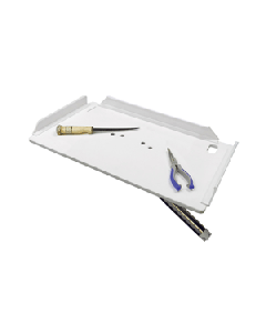 TACO 20" Poly Filet Table w/Adjustable Gunnel Mount - White P01-2120W