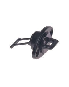 BECKSON 1" DRAIN PLUG SCREW TYPE BLACK W/ GASKET DP10-B