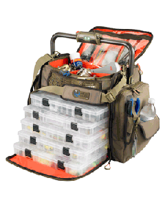 Wild River FRONTIER Lighted Bar Handle Tackle Bag w/5 PT3700 Trays WT3702