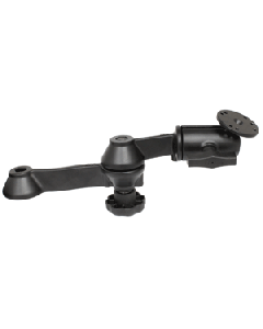 RAM Mount 12" Double Swing Arm w/2.5" Round Base RAM-VB-110-1U