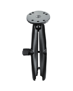 RAM Mount Long Double Socket Arm w/2.5" Round Base RAM-B-103U-C