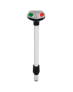 Perko Stealth Series LED Bi-Color 12" Pole Light - Small Threaded Collar - 2 Mile 1619DP2BLK