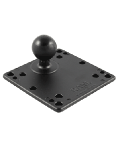 RAM Mount 3.625" Square Plate  W/ Vesa Hole Pattern 1.5" Ball RAM-246U