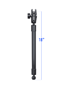 RAM Mount 18" Long Ext Pole W/ Double Socket Arm RAP-BB-230-18-201U
