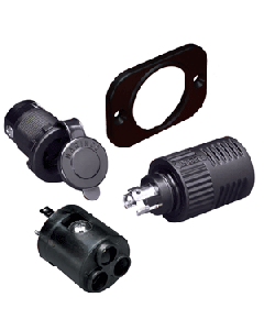 Marinco ConnectPro® Charging/Trolling Receptacle, Plug & 6-Guage Adapter 12VCP6