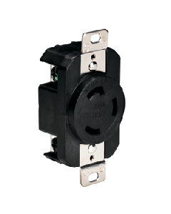 Marinco 305CRRB 125V 30Amp Locking Receptacle - Black 305CRRB